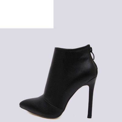 Big size Women Winter Martin ankle Boots High heels shoes 靴