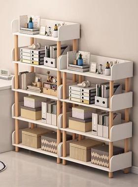 Simple bookshelf storag floor household multi-shelf bookcase