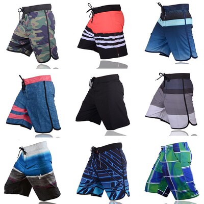 Shorts Men Bermuda Short Quick Dry Silver Men's Boardshorts