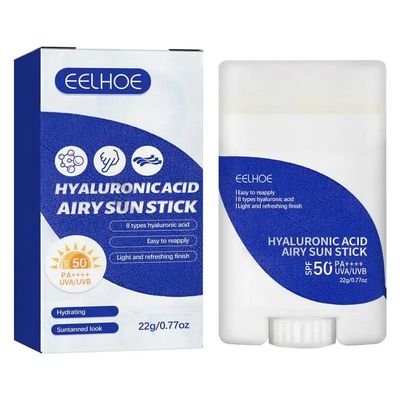 SPF50+ PA++++ Sunscreen Face Stick Hyaluronic Acid Facial Su