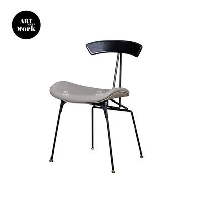 家用创意设计师书房椅铁艺北欧