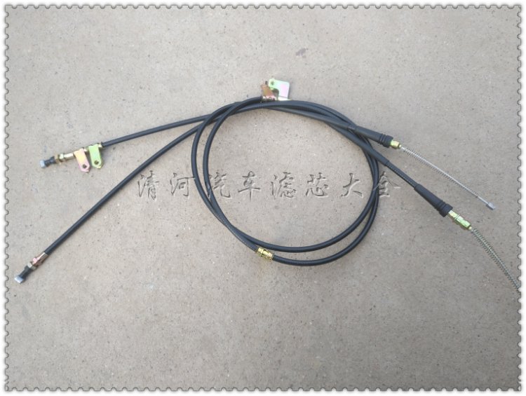 长安星卡1026手刹拉线 后刹车拉线 后刹车拉索总成 1890mm+1695mm