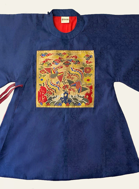 礼乐嘉谟凤穿牡丹纱地仿孔府旧藏双凤补服多款可选红蓝二色