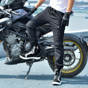 裤 摩托车工装 男 休闲多袋束脚机车工装 LOONG 防摔骑行裤 BIKER