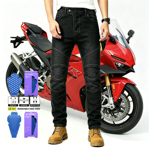 VOLERO摩托车骑行牛仔裤CE2护具