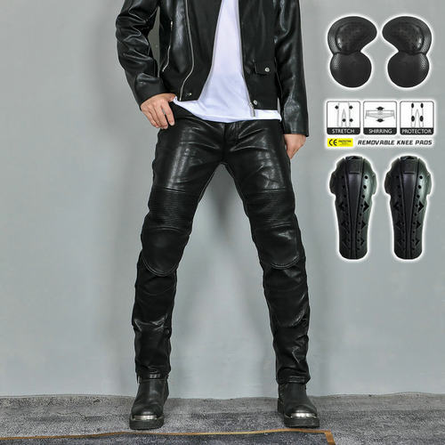 VOLERO摩托车皮裤保暖防摔挡风