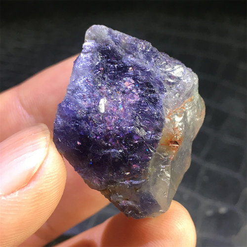 堇青石草莓晶水晶摆件吊坠小原石