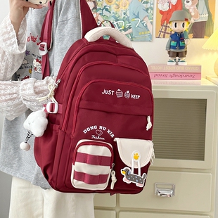 儿童书包女初中生小学生三到五六年级大容量双肩包高中大学生背包