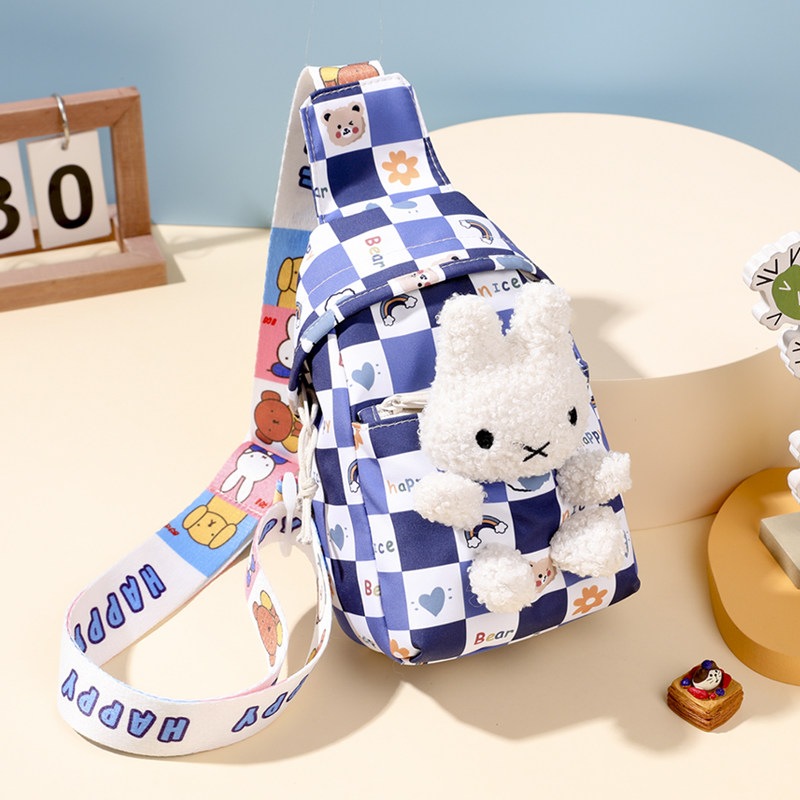 可爱小兔帆布胸包女夏季新款包包ins百搭挎包单肩斜挎包潮小包包,箱包皮具/热销女包/男包,胸包,淘宝优惠券,粉丝福利购,淘宝优惠卷