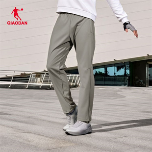 乔丹运动裤男款2025秋冬新加绒保暖运动休闲运动男裤QDEKL3254088