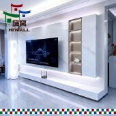 2026新款 网红岩板电视背景墙客厅简约现代轻奢大气悬空岩板影视墙