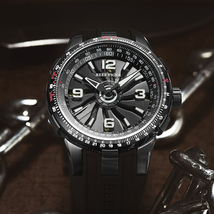 瑞夫泰格手表男士款全自动防水机械腕表旋转表盘高端简约正品名牌