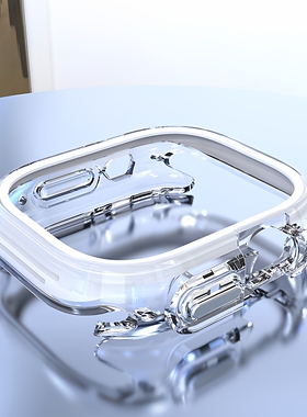 适用苹果手表ultra多巴胺糖果保护壳iwatch10se56789边框11透明软