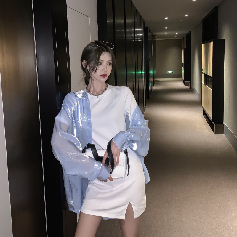 Real price ~ polarizing Mermaid Ji sunscreen shirt women's summer 2020 new long sleeve sunscreen shirt