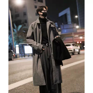 【精品】新款上市◆2026秋冬青少年英伦风中长款过膝锁棉毛呢大衣