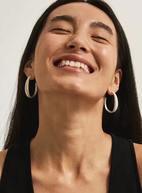 时尚素圈拉丝个性小众设计气质高级感百搭耳环简约耳环