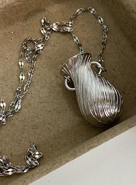 自制ins复古小众花瓶项链