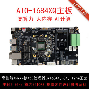 AIO-1684XQ八核高算力AI主板32T算力BM1684X 开放SDK SOPHON