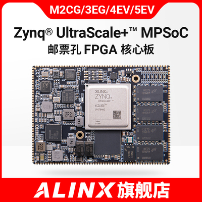 FPGA核心板ALINX黑金邮票孔AI