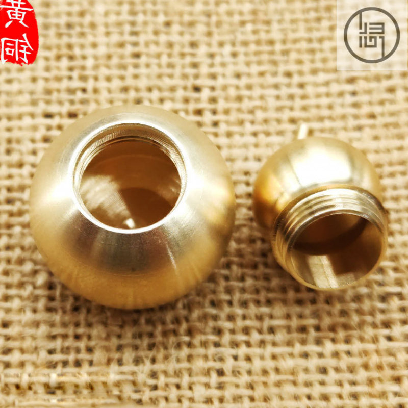 归心堂黄铜大肚葫芦钥匙扣