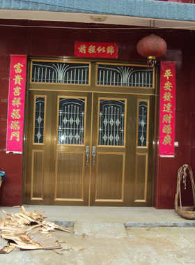 定做铝合金大门、铝合金双开门、铝合金四开门、铝合金单门