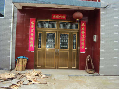 定做铝合金四开门单门大门