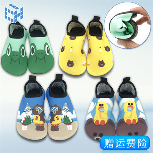 春秋儿童地板袜室内宝宝防滑底软底学步袜子厚底冬季鞋袜早教袜套 - 封面