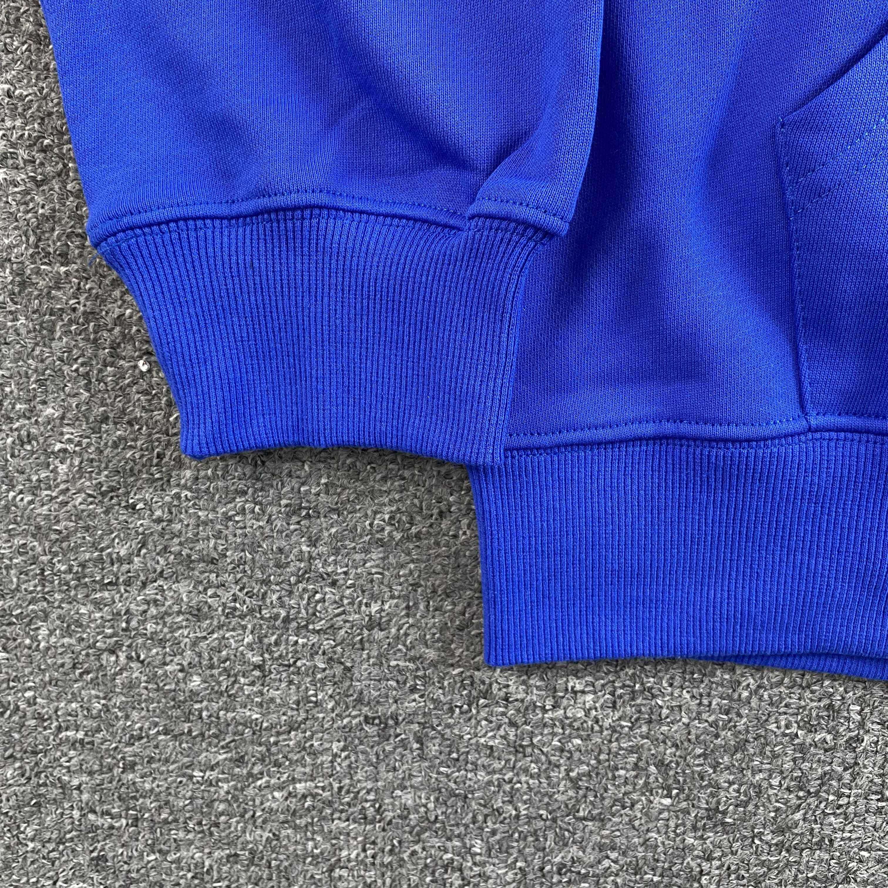 thumbnail for Trendy fashion logo cotton foam print terry zipper hooded sweatshirt jacket