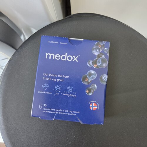 新版【2029年09】挪威MEDOX野生越橘蓝莓花青素视力眼睛疲劳干涩