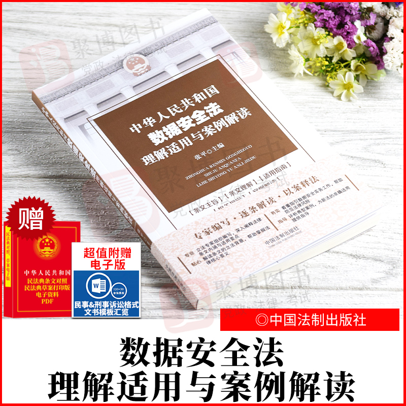 2021新 中华人民共和国数据安全法理解适用与案例解读 张平 数据安全法条文主旨 条文理解 适用指南相关规定案例评析 法制社 正版