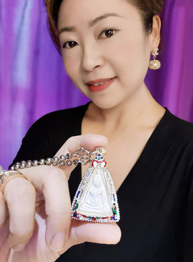 唐唐泰国佛牌 白色Phra Nang Phaya南帕亚女王 店主自戴款