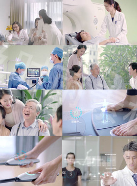 A028高端智慧医疗全息影像人工智能家庭医生视频素材