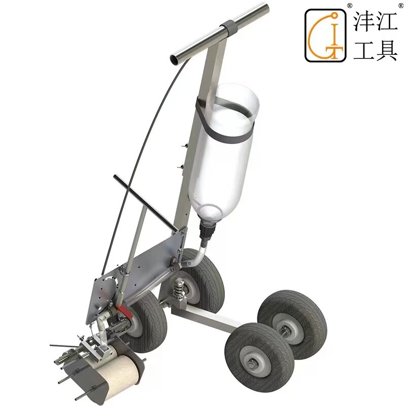 划线车划线神器球场画线机划线油漆涂漆地坪公路停车位场操场画线图片