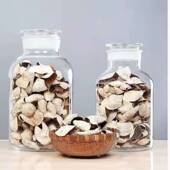 磨砂口加厚玻璃无铅密封罐大口径杂粮陈皮罐药材盒储物家用大容量