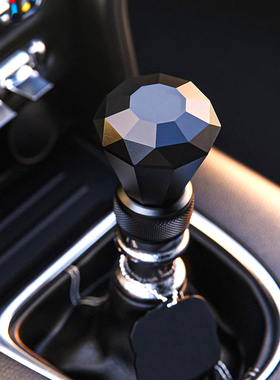 JDM汽车改装钻石铝合金排档头金属头幻彩手动自动档变速杆波棍头