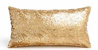 European and American minimalist starry sky pillow bestseller, solid color wedding high-end and elegant pillow cover, car sofa sequin cushion thumbnail 2