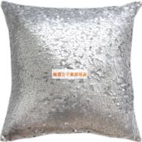 European and American minimalist starry sky pillow bestseller, solid color wedding high-end and elegant pillow cover, car sofa sequin cushion thumbnail 3