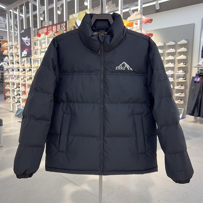 鸿星尔克羽绒服男2025冬季新品保暖防风立领运动外套11225401130