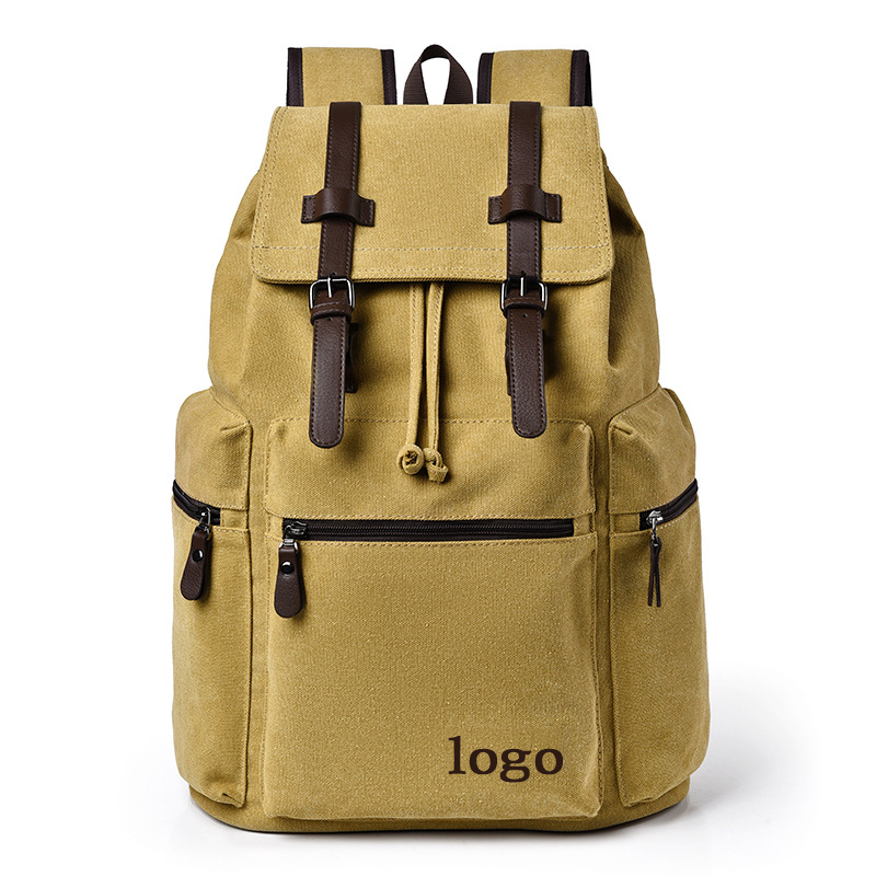 耐造耐刮帆布双肩包一件起订