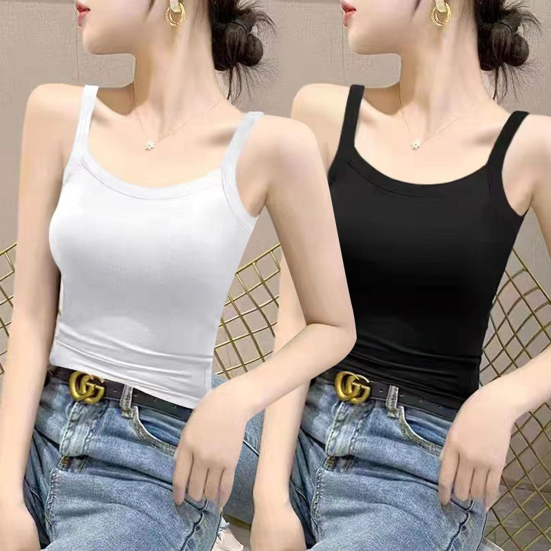 白色纯棉吊带背心女打底内搭辣妹短款露脐美背抹胸无胸垫外穿上衣,女装/女士精品,背心吊带,淘宝优惠券,粉丝福利购,淘宝优惠卷