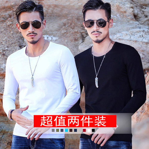 潮贴身秋衣内衬打底衫长袖t恤