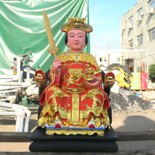 树脂彩绘王母娘娘泰山奶奶佛像