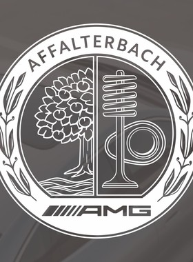 适用奔驰AMG拉花车顶苹果树车标贴A35L CLA C GLC CLS GT贴纸定制