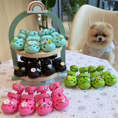 狗鞋子夏季凉鞋洞洞鞋