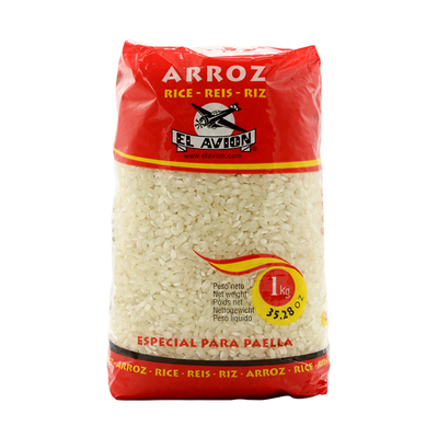 ARROZ西班牙大米paella圆米西班牙海鲜烩饭专用米进口短米1kg