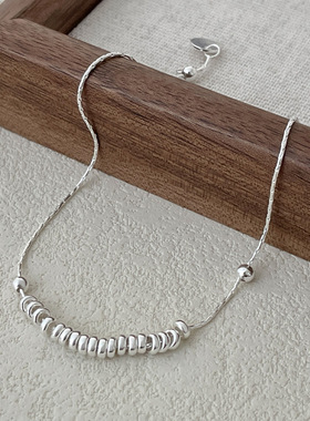 新款S925银轻奢饰品盘缠手链女简