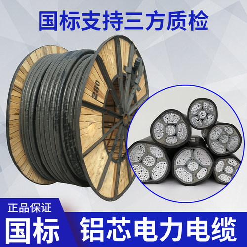 铝电缆铝芯国标铝芯电缆线VLV3