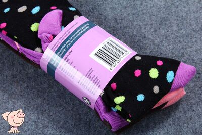 特价 花式女装棉质长筒袜 底长19CM