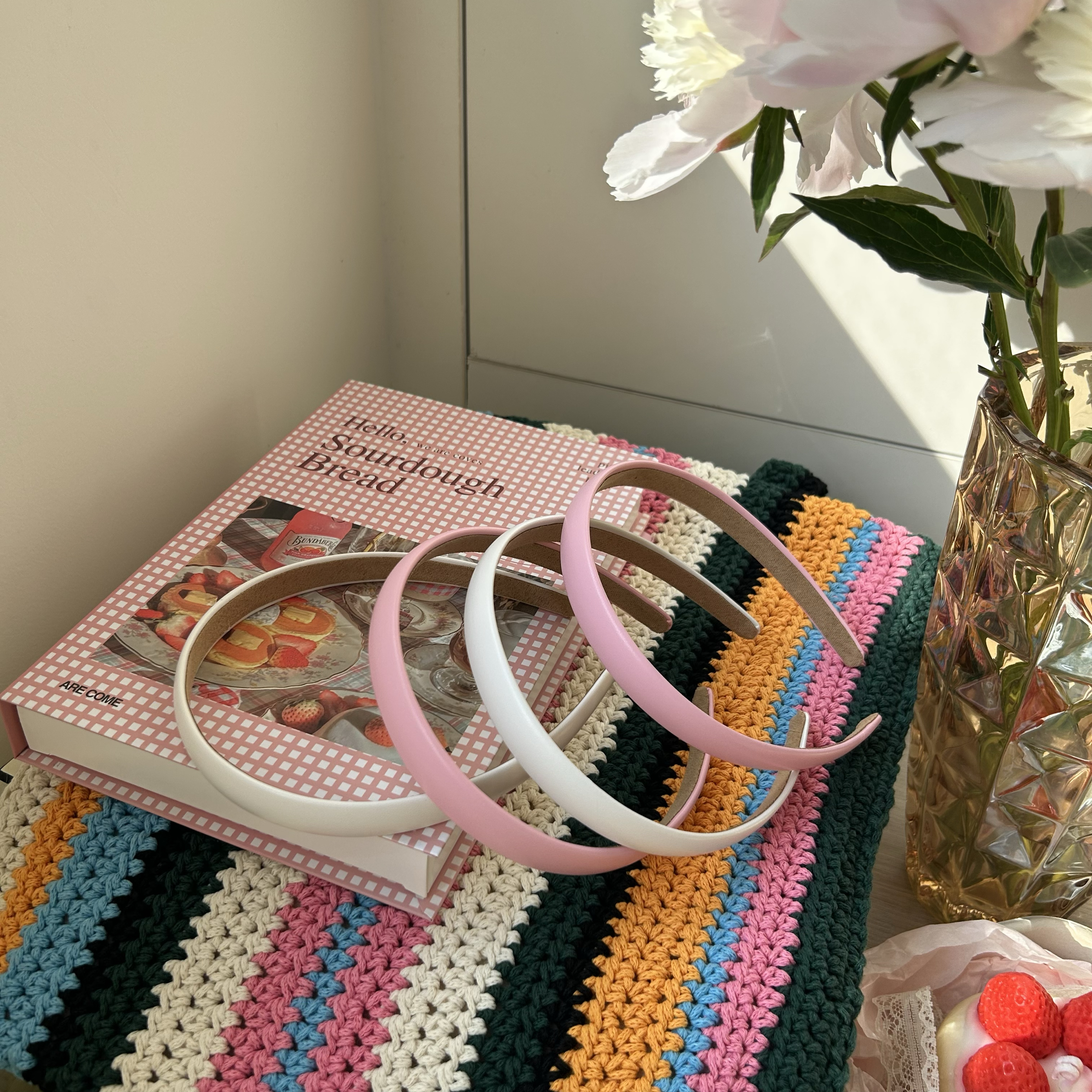 【晴天来信】奶油女主色～韩系ins风小清新皮质发箍 实用细款头箍