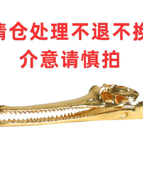 全新清仓处理树脂样板间客厅茶几鳄鱼头组合搭配软装饰品摆件